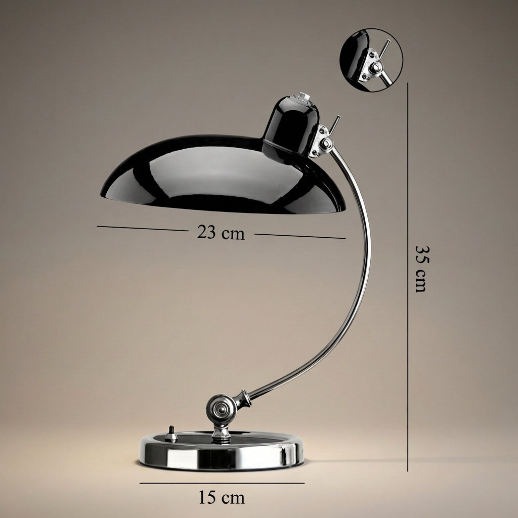 Modern Bauhaus Dome Table Lamp | 1-Light