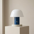 Table Lamp LED Touch Dimmer USB Port Polycarbonate Metal 22 cm
