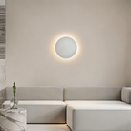 Wall Sconce LED PVC Plate Circular Design Multicolor Wall Mounted