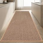 Kitchen Floor Mat, Non-Slip Backing, Washable Woven Design, Multiple Sizes