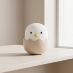 LED Chick Night Light, Silicone Material, Warm White Light