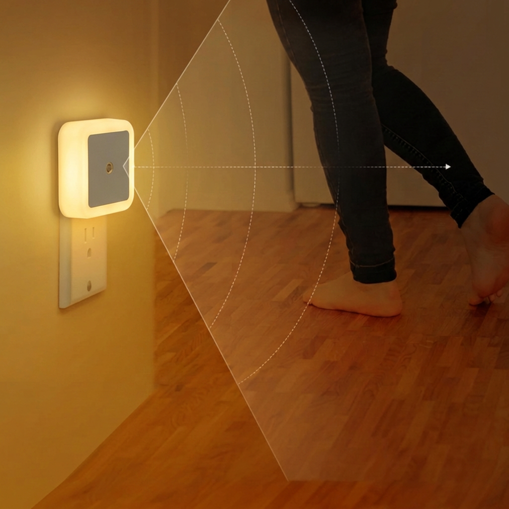 LED Night Light - Dusk to Dawn Motion Sensor