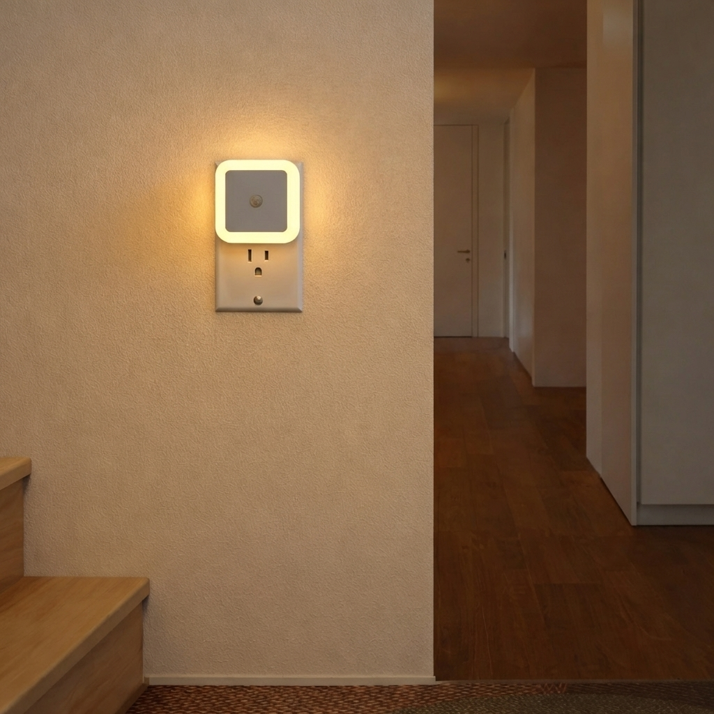 LED Night Light - Dusk to Dawn Motion Sensor