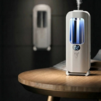 Cool Mist Humidifier Wall Mount USB Rechargeable with LED Display and Color Changing Light 5 Modes