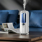 Cool Mist Humidifier Wall Mount USB Rechargeable with LED Display and Color Changing Light 5 Modes