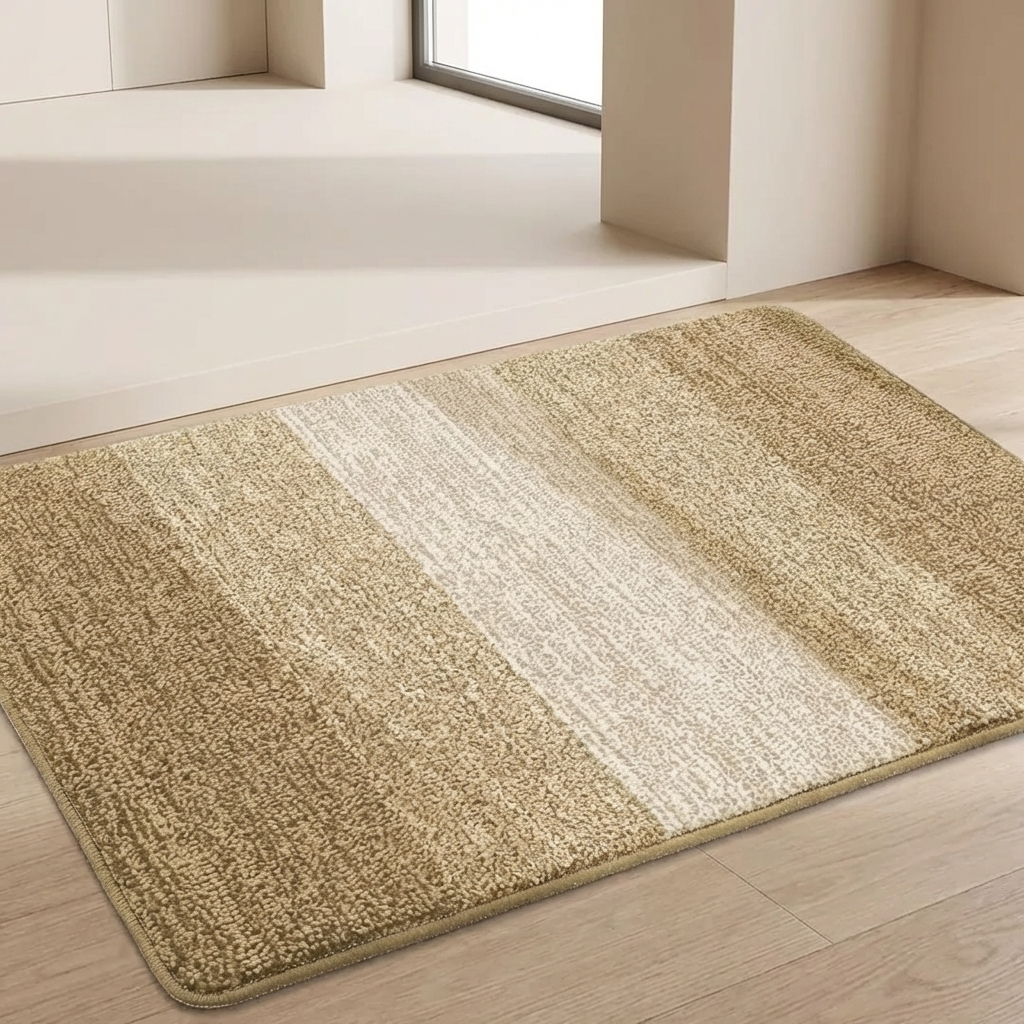 Door Mat Rectangular Striped Pattern Indoor Entryway Multiple Sizes Colors
