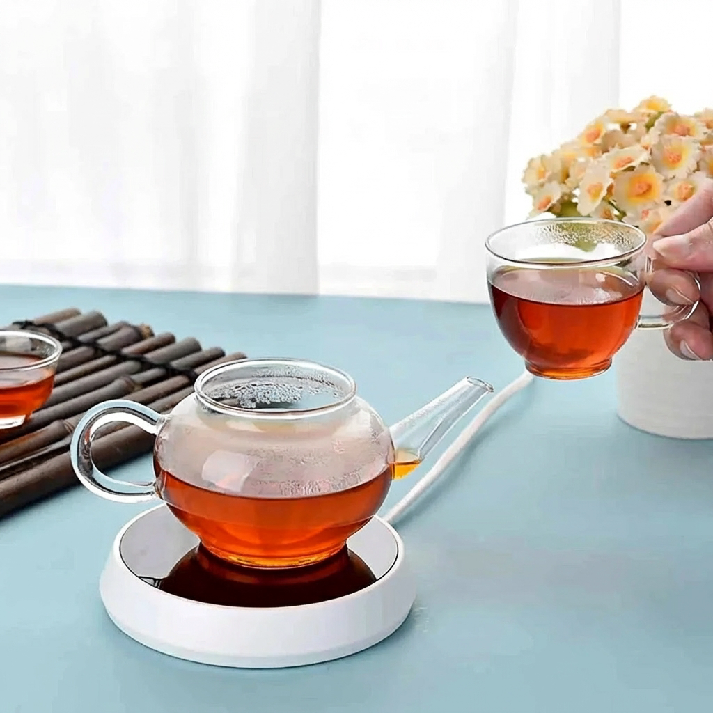 Beverage Warmer Electric 220V Gravity Induction 12 cm Portable