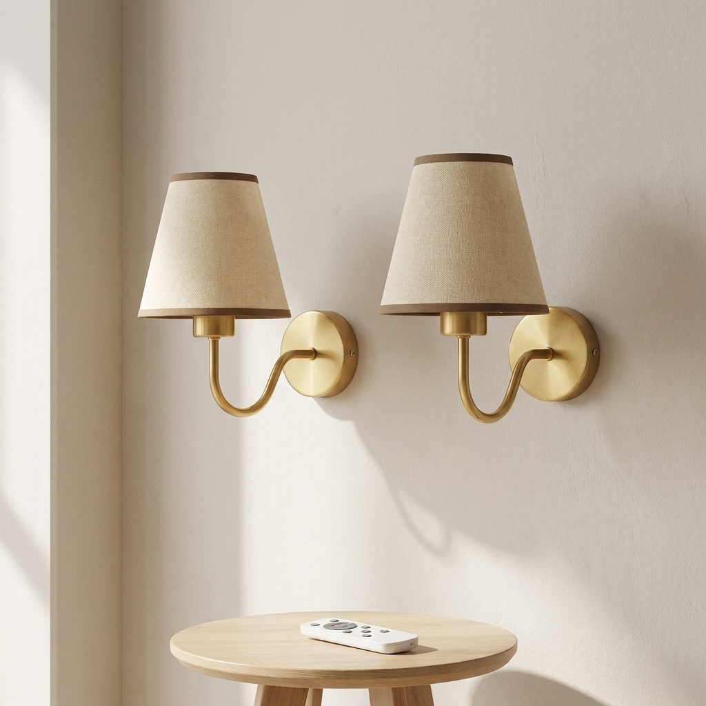 Wall Sconce Rechargeable LED 5W Remote Control Indoor Light Fixture