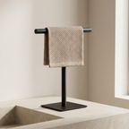 Hand Towel Rack, Freestanding Design, Metal Construction