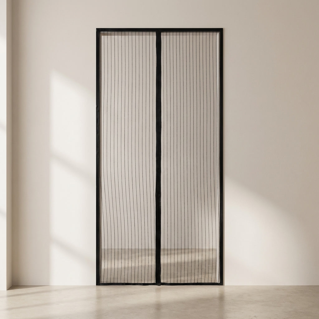 Insect Screen Magnetic Mesh Door Curtain Hands Free Bug Barrier Screen Door