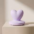 Heart-Shaped Touch Night Light, ABS, Touch-Activated, 3 Color Options
