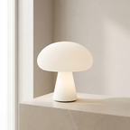 Mushroom Table Lamp, Rechargeable, Touch Dimmer, Warm Light