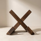 Cookbook Stand Adjustable Wooden Recipe Tablet Holder