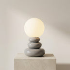 Table Lamp Ceramic USB Powered LED Compatible Bedside Desk Lighting