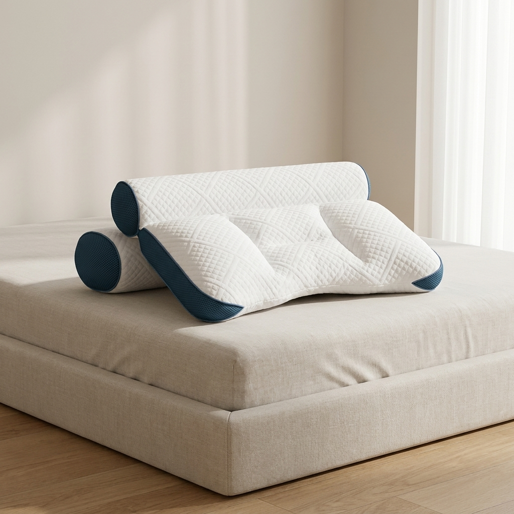 Pillow Fiber Cover Ergonomic Contour Standard Size