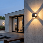 Outdoor Wall Lamp Metal LED Waterproof Exterior Porch and Patio Lighting Fixture