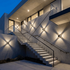 Outdoor Wall Lamp Metal LED Waterproof Exterior Porch and Patio Lighting Fixture