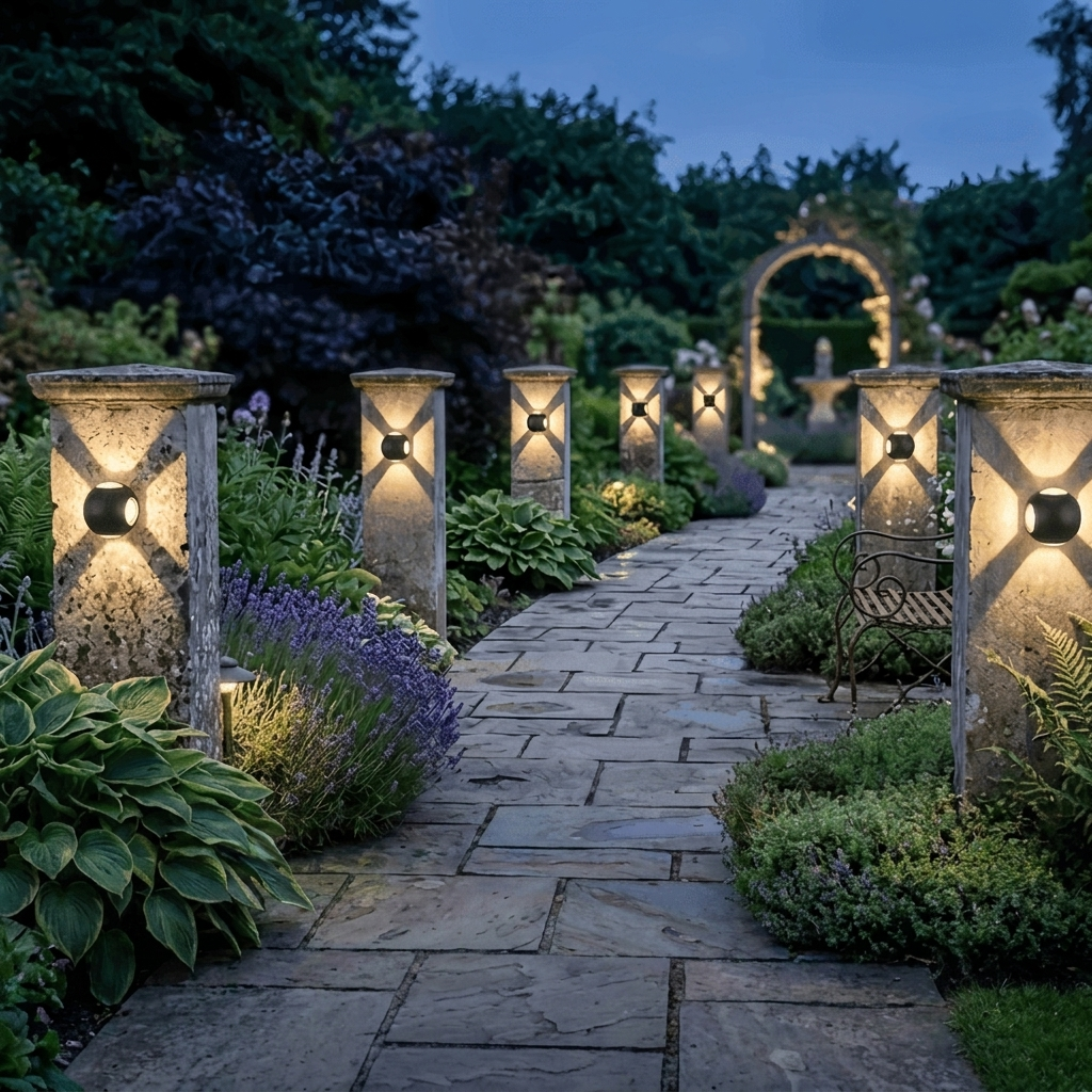 Outdoor Wall Lamp Metal LED Waterproof Exterior Porch and Patio Lighting Fixture
