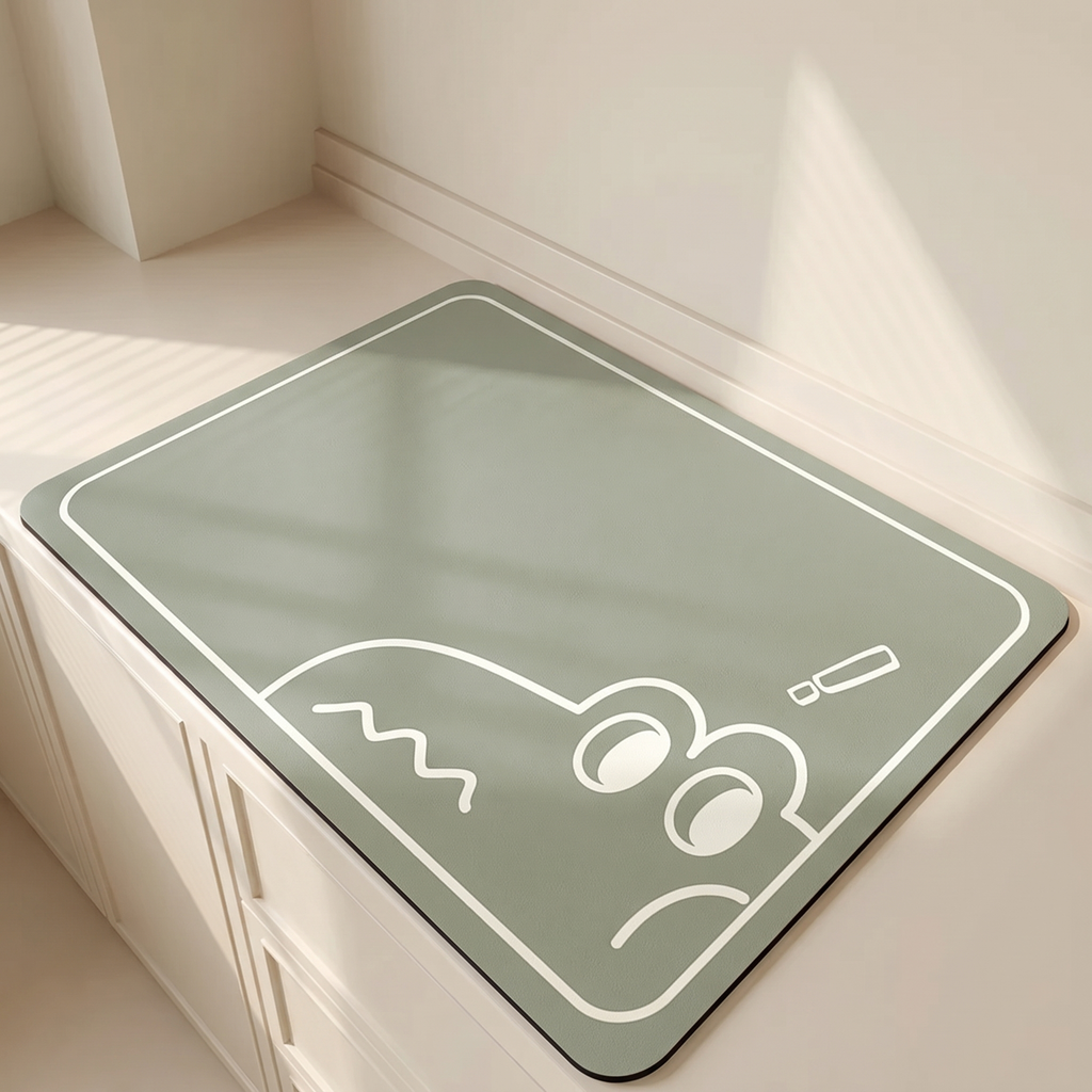 Absorbent Kitchen Mat, Non-slip Backing, Quick Drying