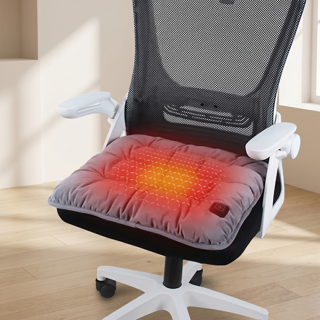 Heated Seat Cushion, USB Powered, 10W, 3 Heat Settings