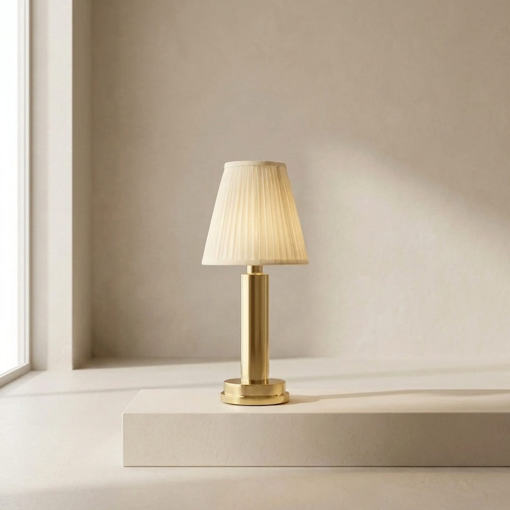 Cordless Table Lamp, 3W, 3000K Warm White LED, Rechargeable Battery