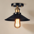 Pendant Light Iron Bronze Finish E27 Industrial Design
