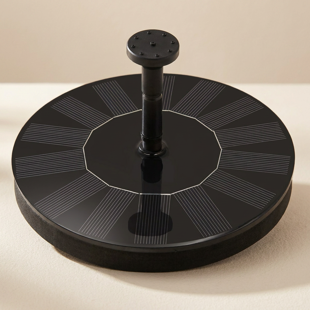 Solar Water Fountain Pump Outdoor Bird Bath Feature