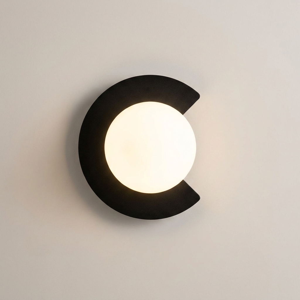 Wall Light Glass Metal G9 Hardwired Minimalist Design