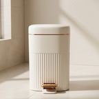 Trash Can Pedal Operated Waste Bin Modern Design