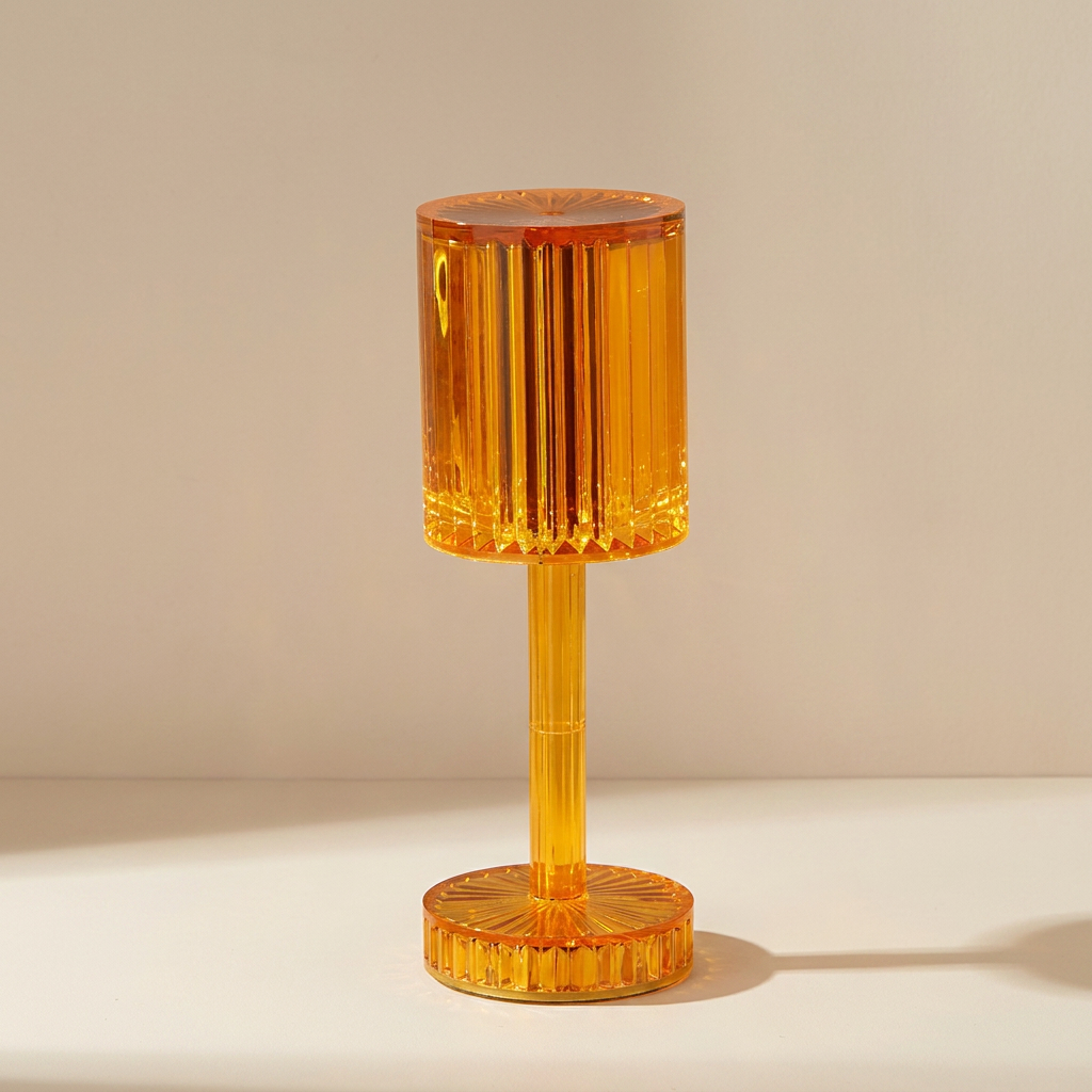 Table Lamp LED Rechargeable Geometric Touch Control
