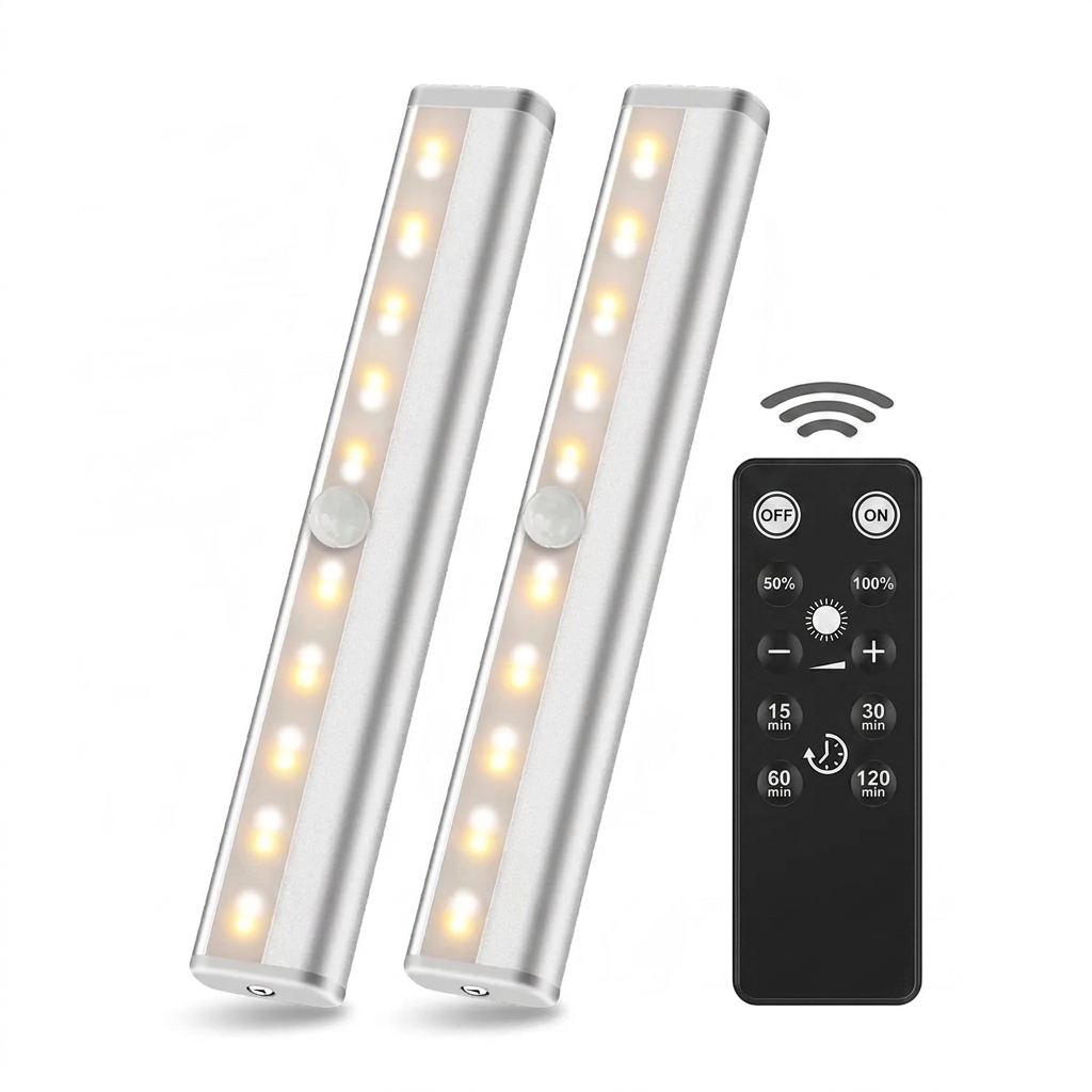 LED Under Cabinet Lights - Wireless, Remote Control, Energy Efficient