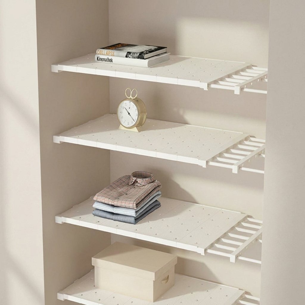 Storage Rack Adjustable Expandable Tool Free Organizer