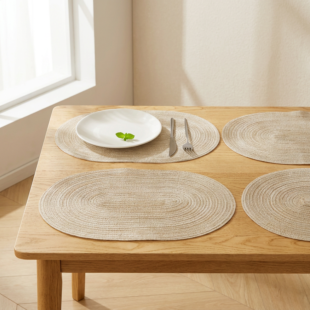 Placemat Set Washable Heat Resistant Non Slip