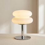 Table Lamp Glass Metal G9 Light Fixture Modern Indoor Lighting