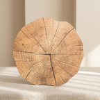 Placemat PVC Tree Ring Design Heat Resistant Easy Clean Surface