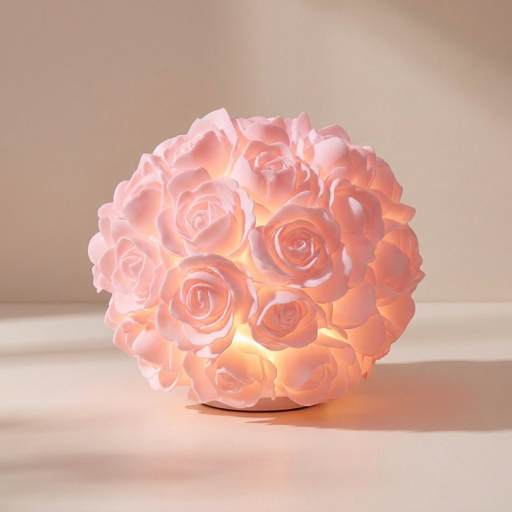 Floor Lamp Resin Metal Soft Gold Finish LED Compatible