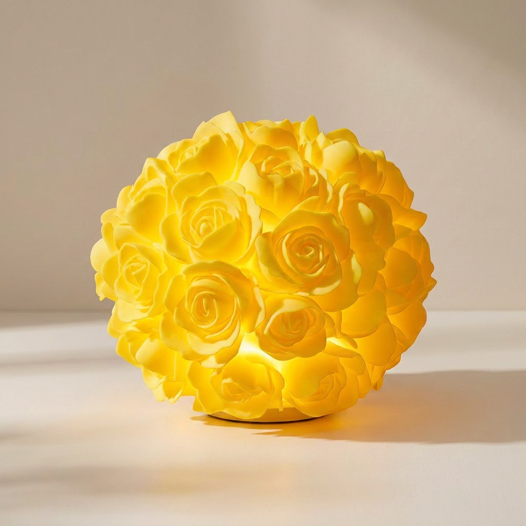 Floor Lamp Resin Metal Soft Gold Finish LED Compatible