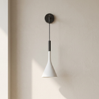 Wall Sconce Light Metal Adjustable Cord Wall Mounted Fixture