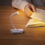 Reading Lamp LED Clip On Flexible Neck Wireless Design