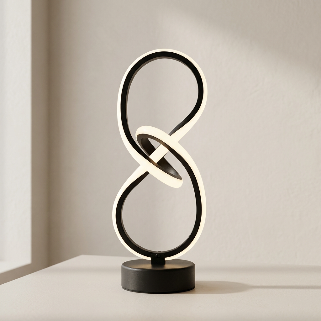 Table Lamp Dimmable Adjustable Brightness Minimalist Design Indoor Lighting