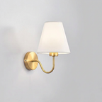 Fabric Wall Lamp Iron Frame E27 Hardwired Indoor Wall Light