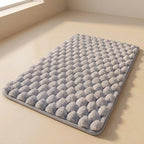 Bath Mat Memory Foam Plush Polyester Non Slip Bathroom Floor Rug