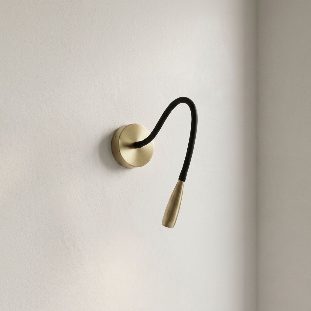 LED Wall Sconce, 3W Integrated LED, Adjustable Angle, Hardwired Mounting