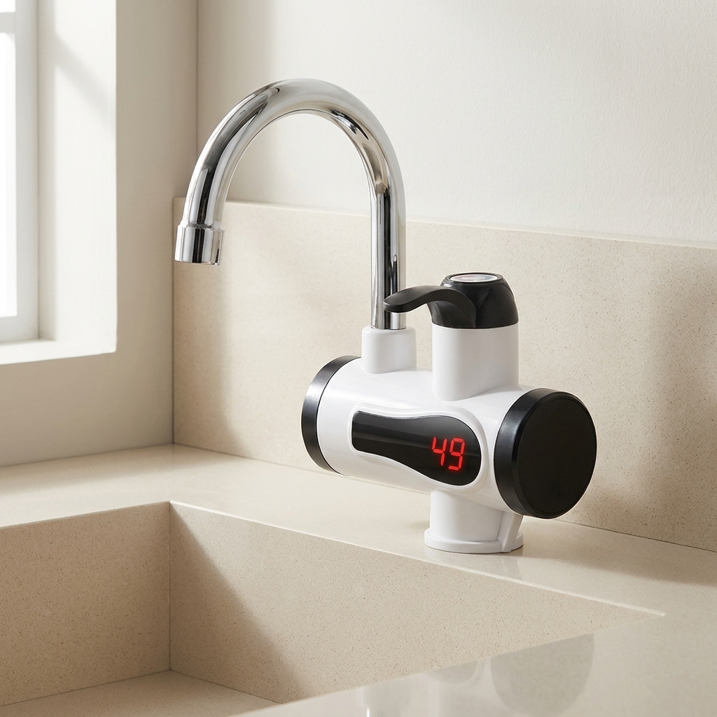 Instant Hot Water Tap, 3000W Power, 220V Voltage, Rotatable Spout
