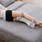 Leg Pillow, Memory Foam Fill, Ergonomic Shape, Washable Cover