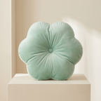Cushion Velvet Flower Shaped Sponge Filled Throw Pillow
