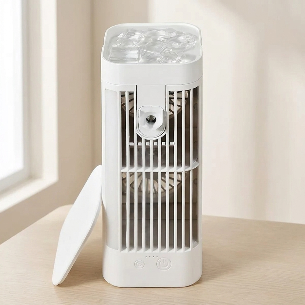 Portable Spray Fan, USB Powered, 120ml Water Tank, 3 Speed Settings
