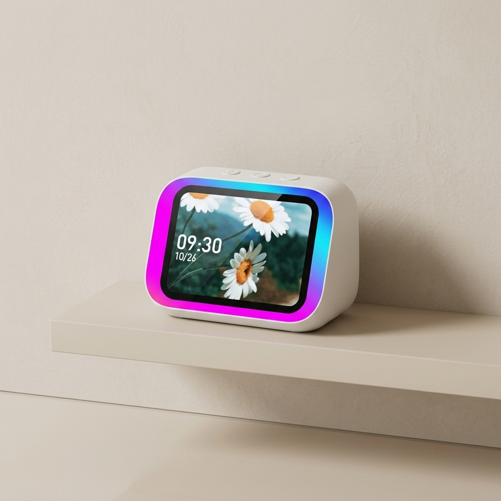 Smart Alarm Clock Bluetooth Speaker LED Display Night Light