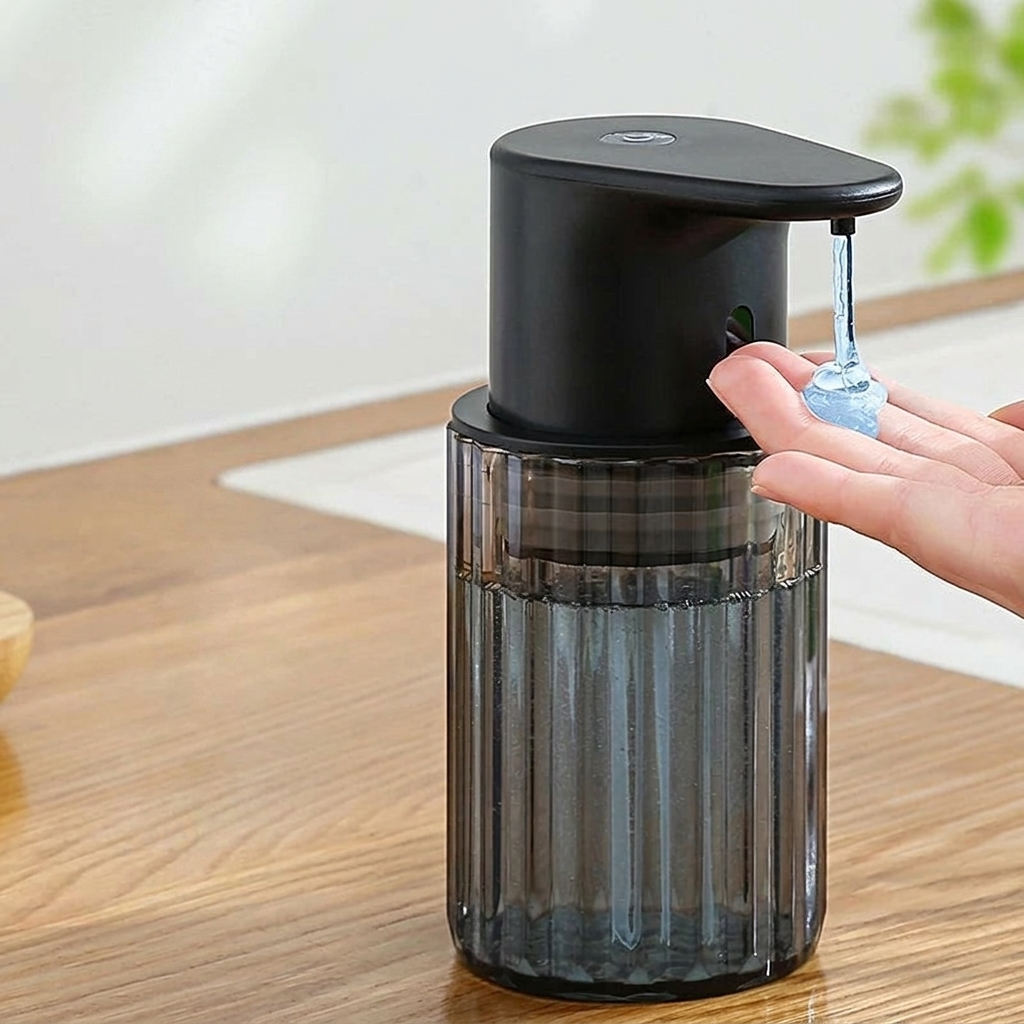 Soap Dispenser USB C Rechargeable Touchless Sensor ABS Plastic