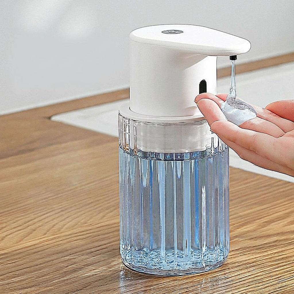 Soap Dispenser USB C Rechargeable Touchless Sensor ABS Plastic